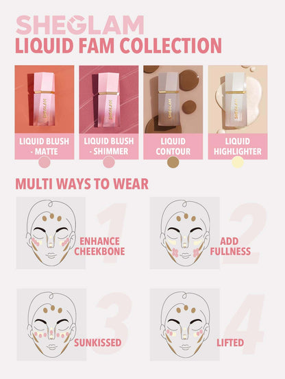 SHEGLAM Color Bloom Liquid Blush
