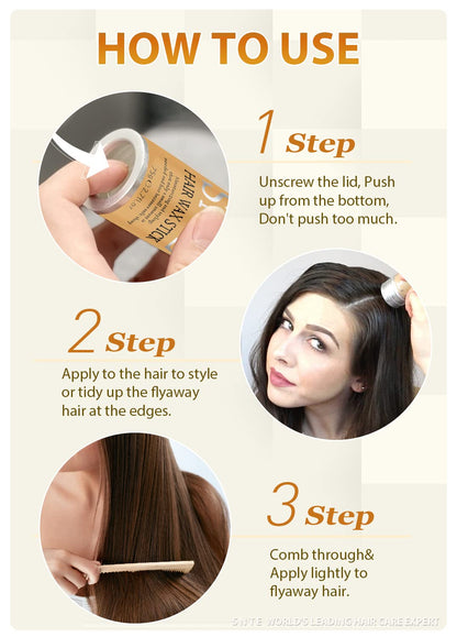 SNTE Samnyte Hair Wax Stick Hair-Styling Waxes, Nourishing Accessories
