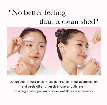 medicube Collagen Overnight Wrapping Peel Off Facial Mask Pack - Colágeno hidrolizado para una piel brillante