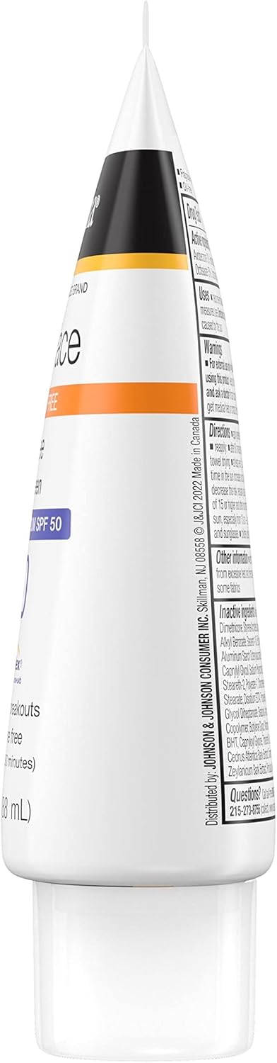 Neutrogena Clear Face Sunscreen Lotion for Acne-Prone Skin Broad Spectrum SPF 50