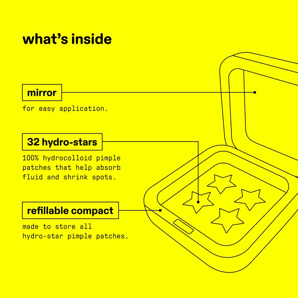 Starface Hydrocolloid Pimple Patches Big Yellow Compact Hydrocolloid