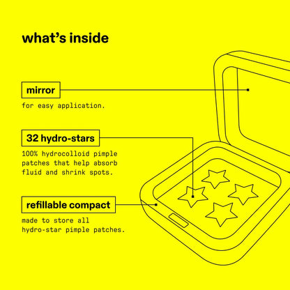 Starface Hydrocolloid Pimple Patches Big Yellow Compact Hydrocolloid