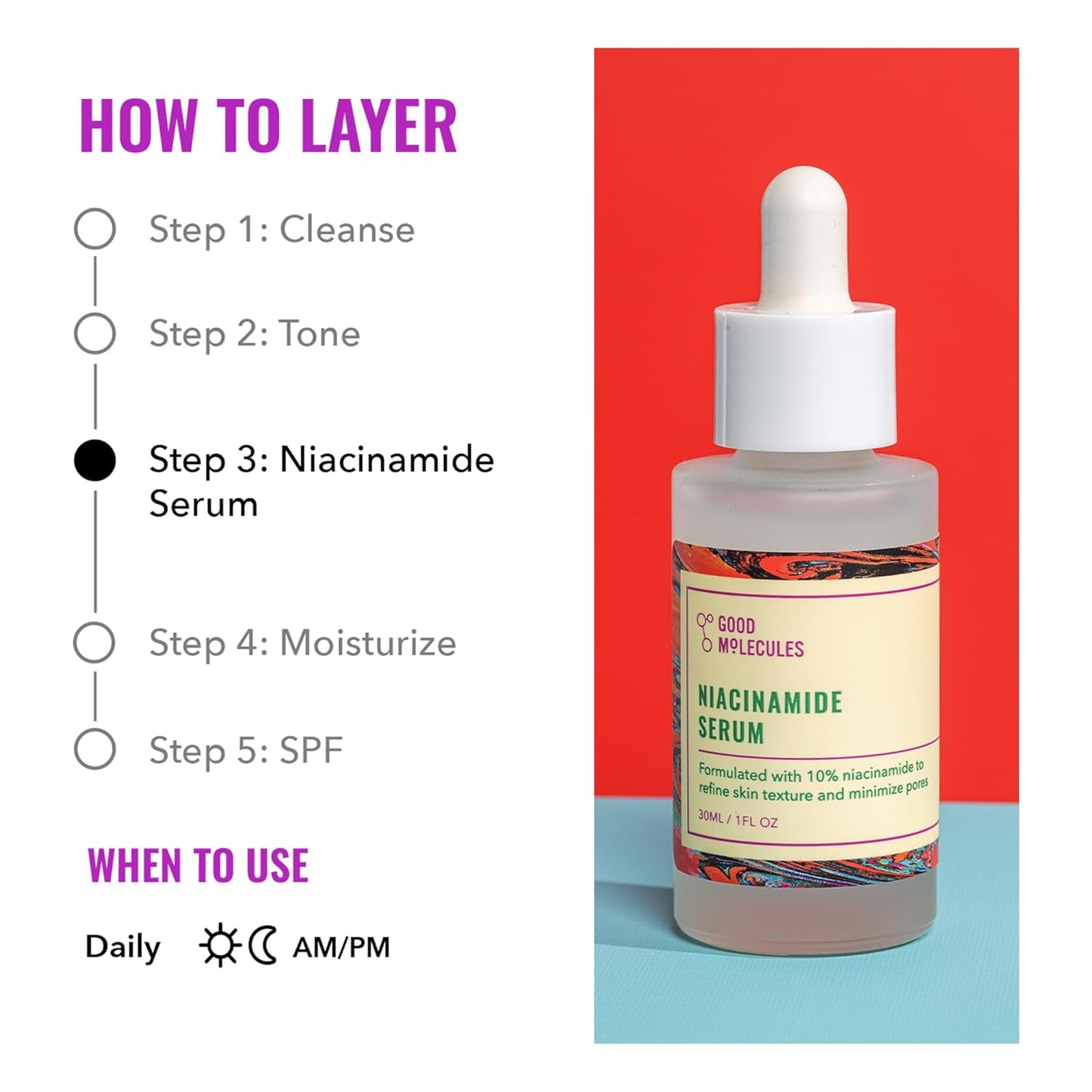 Good Molecules Niacinamide Serum - 10% Niacinamide