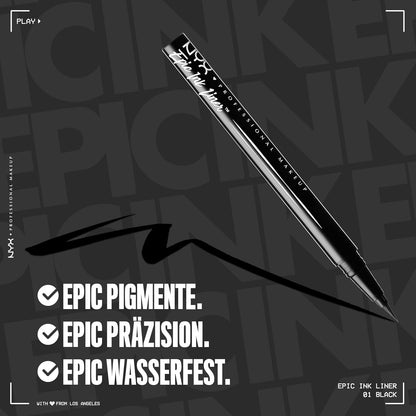 NYX Professional Makeup Epic Ink Waterproof Liquid Eyeliner