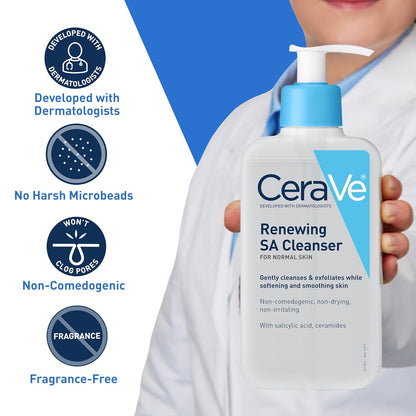 CeraVe Limpiador con Acido Salicílico (Renewing SA Cleanser)