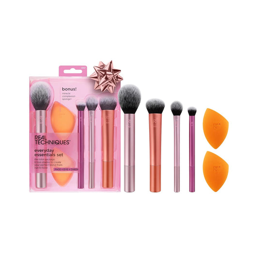 Real Techniques 6 Piece Everyday Essentials Makeup Brush Set