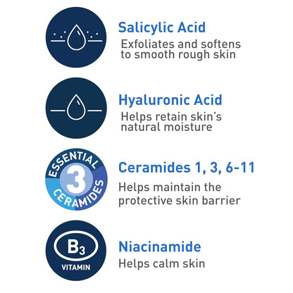 CeraVe Limpiador con Acido Salicílico (Renewing SA Cleanser)