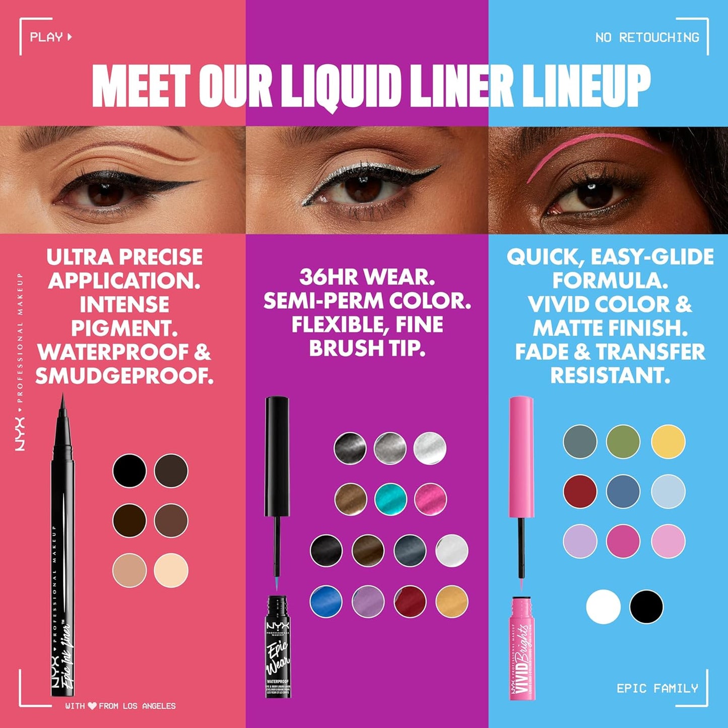 NYX Professional Makeup Epic Ink Waterproof Liquid Eyeliner
