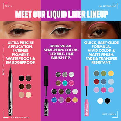NYX Professional Makeup Epic Ink Waterproof Liquid Eyeliner