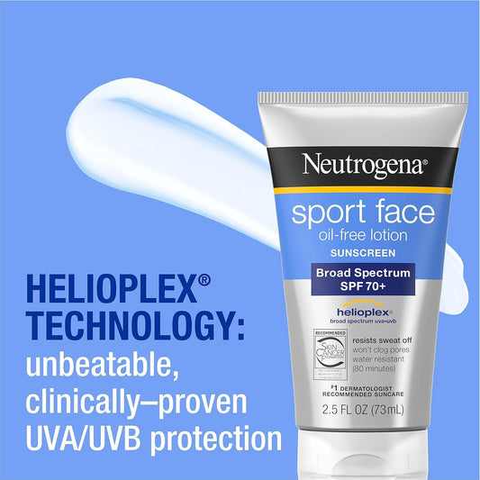Neutrogena Sport Face Sunscreen Broad Spectrum Sunblock SPF 70+