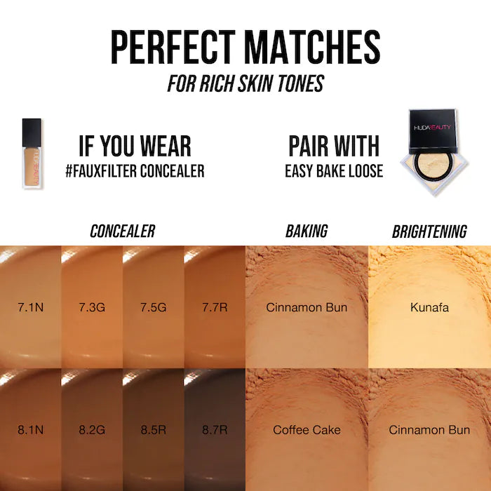 HUDA BEAUTY Easy Bake Blurring Loose Baking & Setting Powder Mini