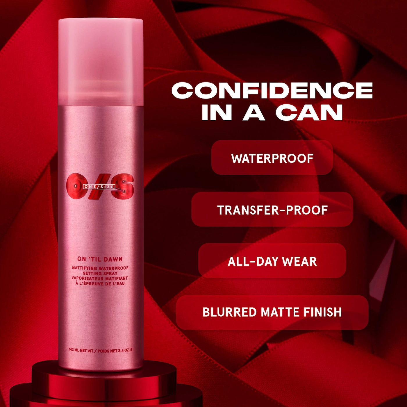ONE/SIZE by Patrick Starrr On 'Til Dawn Mattifying Waterproof Setting Spray Big & Bitty Duo -BAJO PEDIDO-