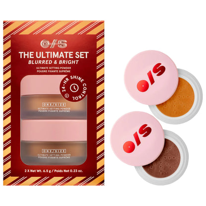 ONE/SIZE by Patrick Starrr  Ultimate Blurring Setting Powder Blurred & Bright Travel Duo -BAJO PEDIDO-